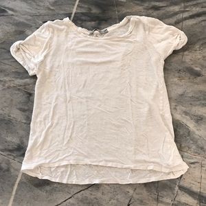 White Athletea Lounge Shirt